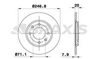 ARKA FREN DISK AYNASI PEUGEOT 205 309 II 1.6I 1.9I