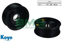 Alternatör Gergi Rulmanı 17×75 / 80×30.5 Plastik (Plastic) 7 Pk