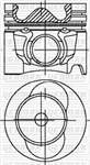 Piston+segman (81,01mm Std) LT28 LT35 LT46 (2,5 109 Ps 5 Silindir) Avr Bbr