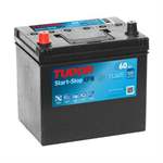 Aku 12V 60 Ah 520A Start Stop Efb D23 (230×173×222) Asya Ters (Sulu)