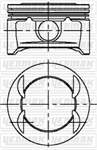 Motor Piston+segman Komple Std