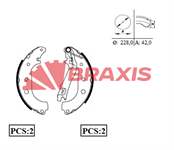 ARKA FREN BALATASI PABUC GRANDE PUNTO LINEA 1.3D MULTIJET 1.4 06 / 07>CORSA D