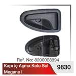 Kapı İç Açma Kolu Siyah Sol