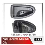 Kapı İç Açma Kolu Siyah Sol