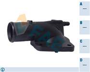 TERMOSTAT GÖVDESİ (ALÜMİNYUM) P.106-PARTNER-BERLINGO-SAXO-XSARA-306-206-206+-P207-BIPPER-C2-C3-NEMO 2001-
