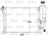 MOTOR SU RADYATORU RADYATOR MEKANIK P106 SAXO TU3 2 TU1M TU3JP 99> KLIMASIZ MANUEL OLCU: (390*322*23)