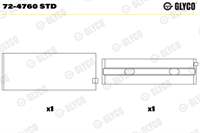 ANA YATAK STD M-BENZ ATEGO-ATEGO 2-AXOR 2 OM904 / OM906 926 EURO 2-3-4-5 TEK ADET