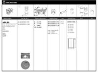 Motor Piston+segmani (Riken) 84,80+STDmm Cap