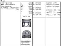 Piston Segman 82,50MM Std Connect