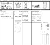 Motor Piston Segman P205 P405 Ym P309 Bx