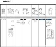 MOTOR GOMLEK (75,00) / (STD) P106 P206 SAXO AX P205 BX TU3JP (1,4 8V) P206 P307 P207 P1007 C2 C3 C3 II C4 ET3J4 (1,4 16V) UZUN BOY:135MM