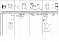 Motor Piston Segman Gomlek Takım P205 P106 P206 Ax Bx