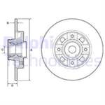 FREN DISKI ARKA (4D 249MM) RULMANLI 308 07-
