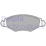 Ön Fren Balatası P206 1,4HDI 01>P206 1,1 / 1,4 / 1,6 / 1,9 98> P306 1,4 / 1,6 97>KANGOO 1,9D