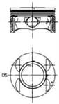Motor Piston+segman Komple Std