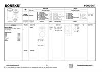 Motor Piston Segman Gomlek Takım P205 P106 P206 Ax Bx