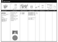 Piston + Segman 79.5MM -Std