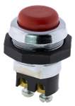 Metal Buton Kırmızı 12-24 Vdc / 10A - Liebherr / Case Ih / Mack / Sany