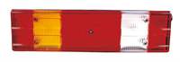 STOP LAMBASI KANALLI SOL AMP SOKETLI PLAKALI MERCEDES ACTROS / AXOR / AXOR II / ACTROS MP2-MP3 / UZUN TIP 510MM / 7 FONKSIYONLU