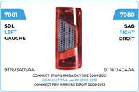 Stop Lambası Sol Connect 09>13 (Duysuz)