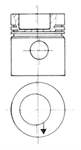 MOTOR PISTON-SEGMAN 97.50 MM M-BENZ OM 366 2521 2517