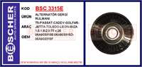ALTERNATOR GERGI RULMANI BORA GOLF IV POLO OCTAVIA FABIA IBIZA LEON TOLEDO A3 1.6 / 1.8 / 1.9TDI 94> (17X70X24)