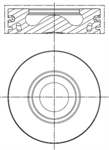Motor Piston+segman (86.00MM)