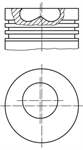Piston Segman 83,50MM 1,00MM Connect
