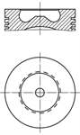 Motor Piston+segmanli