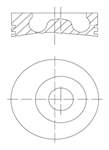 Motor Piston+segman Connect-transit 1.8TDCI 90PS - 110PS 2007 Sonrasi Yeni Seviye (82.5MM) (Std)