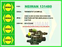 Termostat Gövdesi Su Dagitici Komple P2008 I-II-208 I-II-3008-308 II-5008-508-PARTNER-RIFTER-BERLINGO-C3 II-C4 CACTUS-PICASSO-C5 Aircross EB2