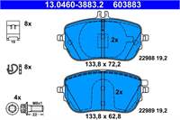 FREN BALATASI ON WVA 22988 A-SERISI W177 18> V177 19> B-SERISI W247 19> C118 19> GLA H247 20>