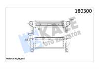 TURBO INTERCOOLER RADYATORU CONNECT 1,8TDCI 02>06 (AL+AL)