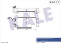 TURBO INTERCOLL RADYATORU TRANSIT COURIER FIESTA VI 08> B MAX ECOSPORT 13> 1,5TDCI / 1,6TDCI