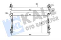 Motor Su Radyatörü Connect 1,8TDCI 75PS / 90PS / 110PS 02 /> Klimali (1 Sira Alb)