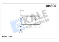 PETEK KOMPLE (KALORIFER) - FORD CARGO / 1830-2530-2520-2524 YM (2 SIRA PA)