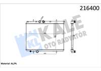 Motor Su Radyatörü P206 P206+ (T3E) 1,4 / 1,6 16V / 2,0 16V / 1,4HDI Klimali P206 TU5JP4 (1,6 16V)