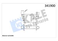 TURBO RADYATORU (INTERCOOLER) PASSAT A4 A6 1,8T 1,9TDI 00>05