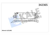 TURBO RADYATORU (INTERCOOLER) GRAND VITARA II 1,9 DDIS 05>15 (600×207×50)