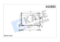 KLIMA RADYATORU RANGER 2.5TD (99 06) 3.0TD 06 /> MAZDA B SERIE 2.2 / 2.5 (99 06)
