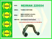 Turbo Hortumu Plastic R.megane I-scenic I-clio II....