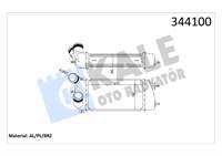 TURBO SOGUTUCU RADYATOR (INTERCOLL) C3 1,4HDI 16V 02> OLCU: (275×147×64)