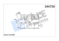 TURBO RADYATORU CADDY II 1,9TDI 96>03 POLO CLASSIC 97>00 CORDOBA IBIZA 97>99