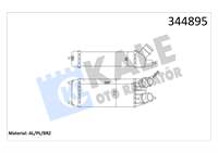 TURBO INTERCOLL RADYATORU EXPERT III JUMPY III SCUDO III 1,6HDI 16V 06>