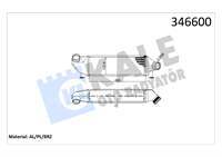 TURBO RADYATORU (INTERCOOLER) TRANSIT V184 2,0TDCI 100PS / 125PS 00>06 ONDEN CEKER