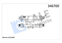 TURBO INTERCOL RADYATORU MONDEO III 2,0TDCI / 2,2TDCI 00>07 OLCU: (412×90,7×85)