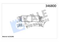 TURBO RADYATORU (INTERCOOLER) FUSION 1,6TDCI 90PS 02> MAZDA 2 03> 1.4 DE 450×142x50