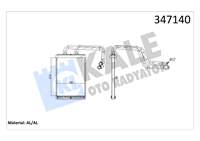 KALORIFER RADYATORU HYUNDAI ELANTRA 2001-2006 (210X155X26)