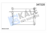 Motor Radyatörü P806 1,8I / 2,0I 8V / 2,0I 16V