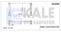 MOTOR SU RADYATORU BRAZING A6 2.4I-2.8 FSI 3.0 TFSI 04-> KLIMALI OTOMATIK SANZUMAN 675×428X32